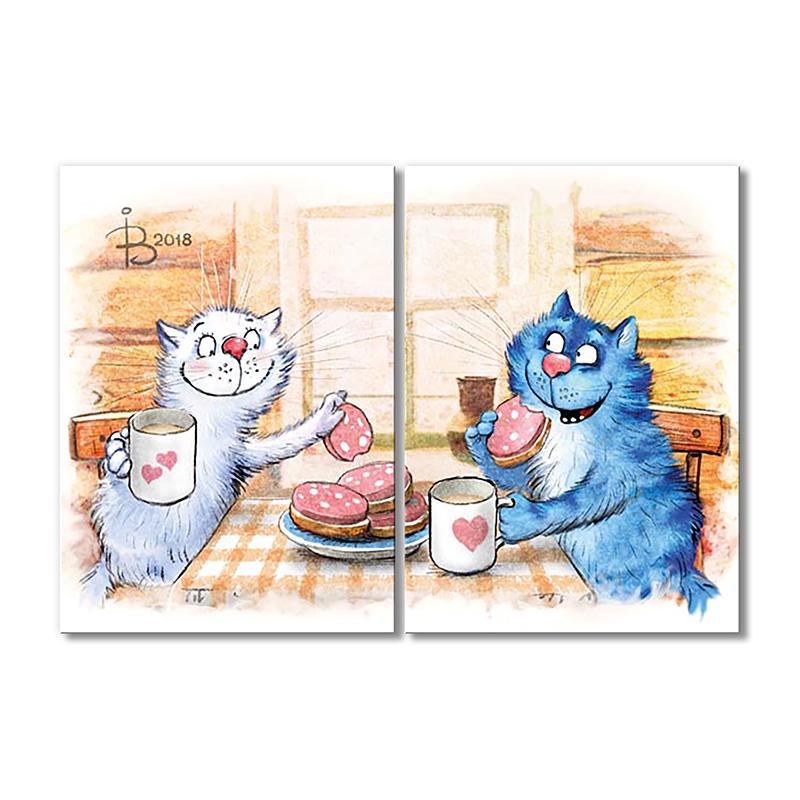 Модульная картина Наша безграничная любовь 2 модуля 120x180 см