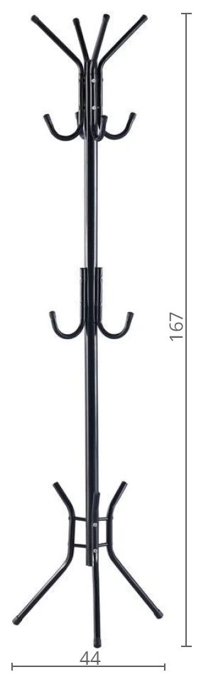 Вешалка напольная металлическая АКЛАС Пихта VKY-6080 (00164109) - фото 2 Вешалка напольная металлическая АКЛАС Пихта VKY-6080 (00164109) - фото 2