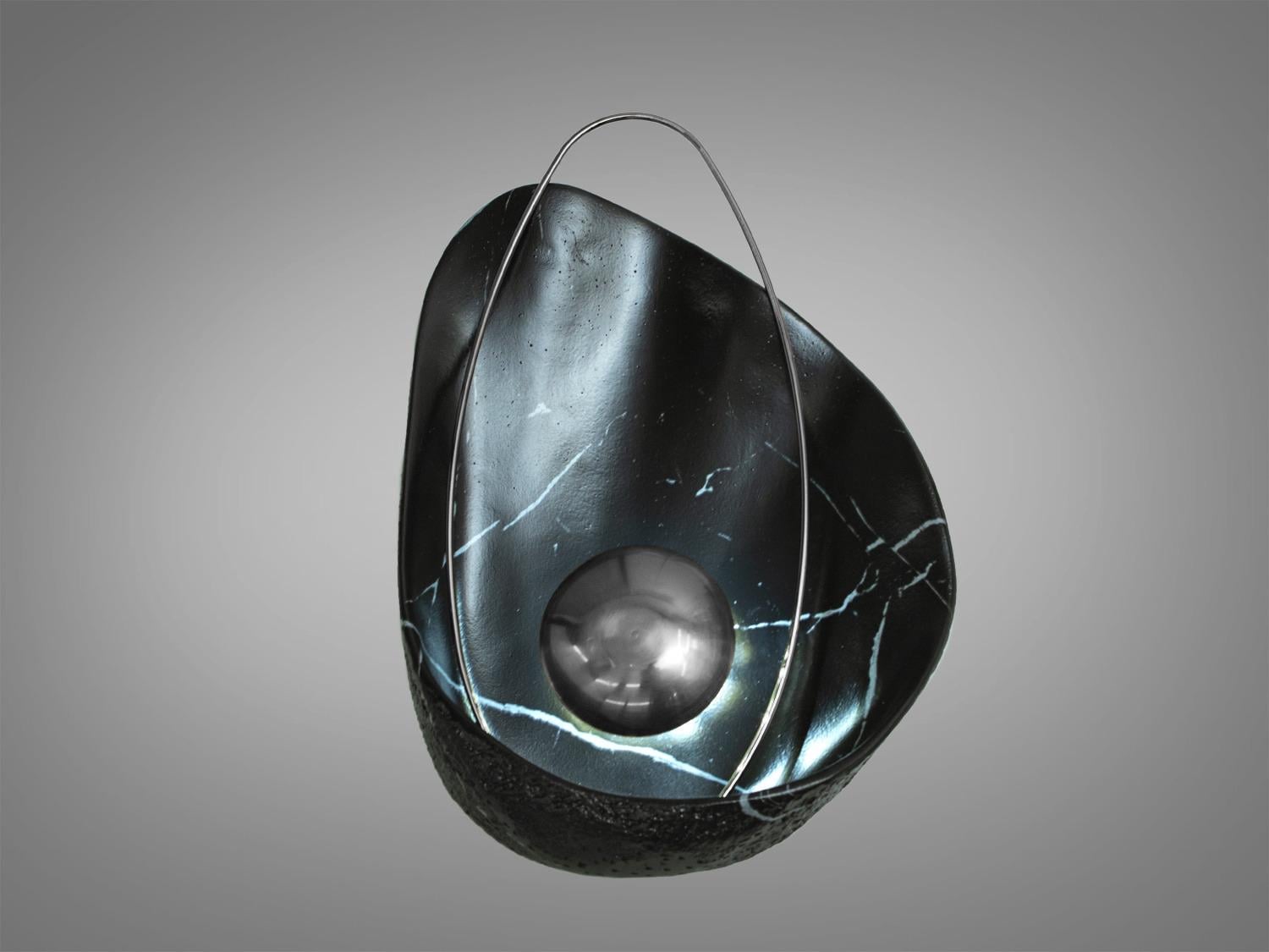 Бра светодиодная 4 Вт Черный/Хром (1010BK+HR)