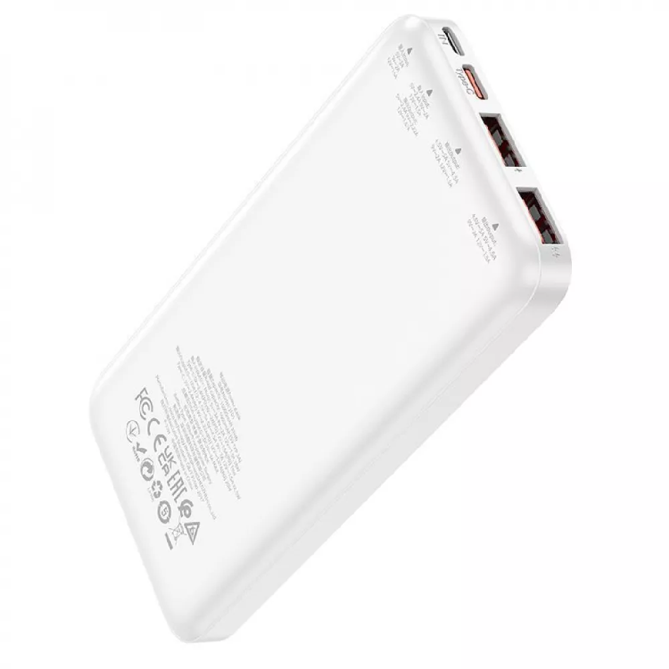 Повербанк Hoco J101 Astute 22,5W 10000 mAh White - фото 4