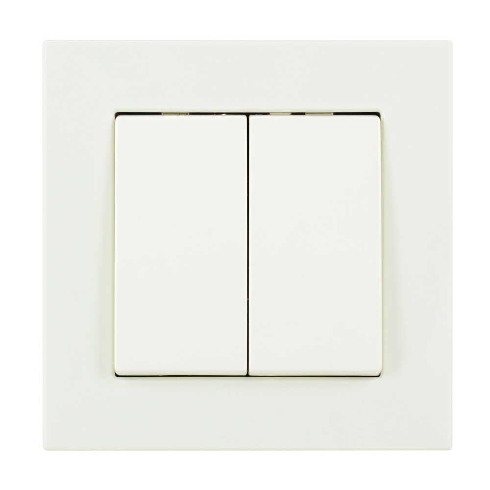 Вимикач Nilson Moda з підсвіткою Білий (21112004)