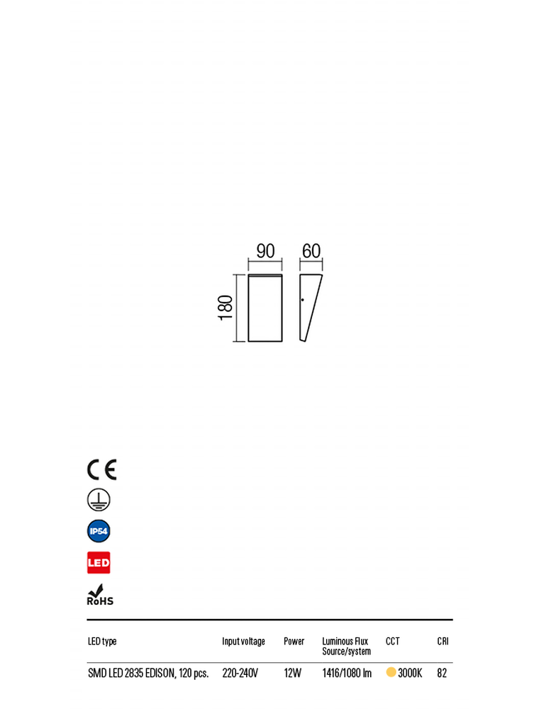 Світильник настінний вуличний Redo 90019 Tokyo - фото 2 Світильник настінний вуличний Redo 90019 Tokyo - фото 2