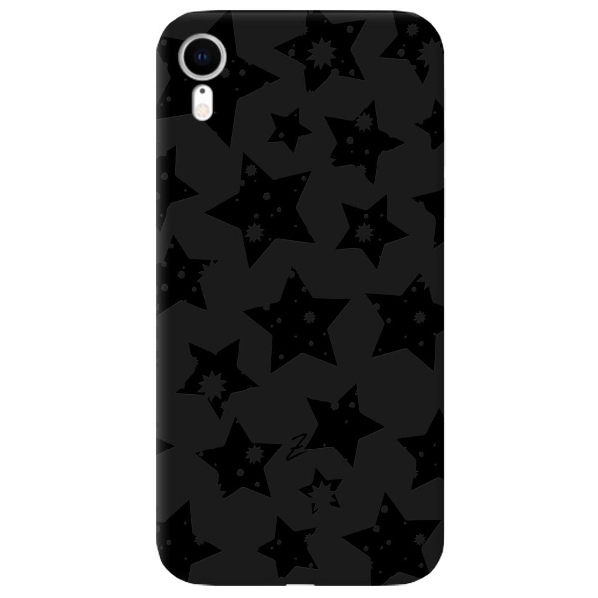 Силиконовый чехол Zorrov для Apple iPhone XR - Black Star (11170040086051902)