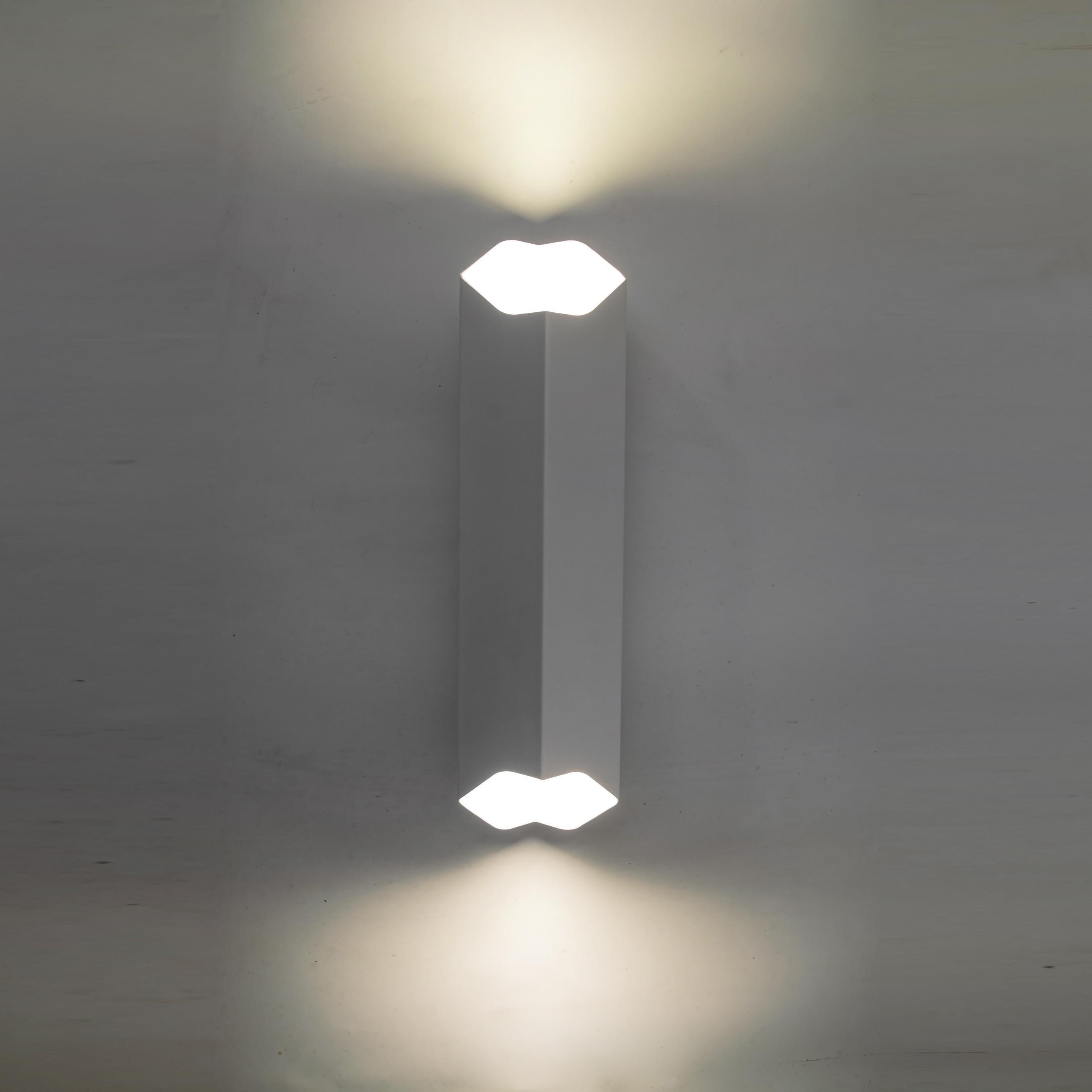 Светильник настенный MSK ELECTRIC Mystery Е27 NL 3380 WH под две лампы (86863)