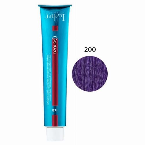 Крем-фарба для волосся професійна стійка аміачна Le Cher Geneza 100 мл 200 з протеїнами шовку (2502440856)
