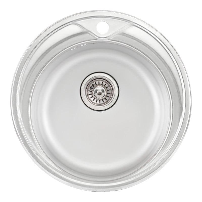 Мойка кухонная Q-tap D510 Satin 0,8 мм (QTD510SAT08)