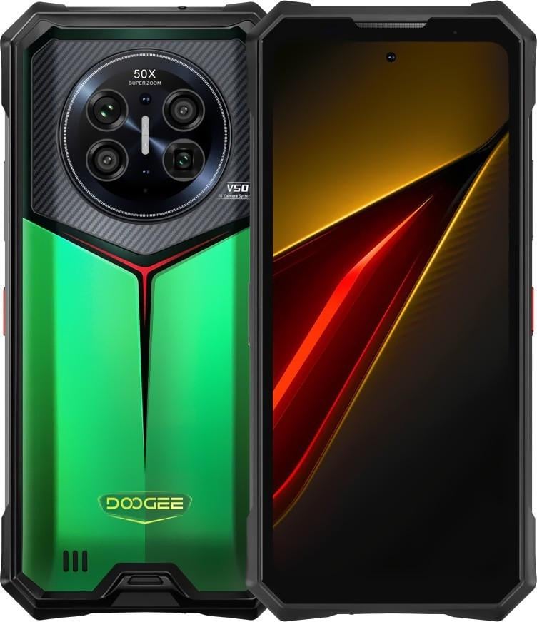 Смартфон Doogee V50 5G 12/256 Гб Global Version Night Vision Olive Green (3129771131)