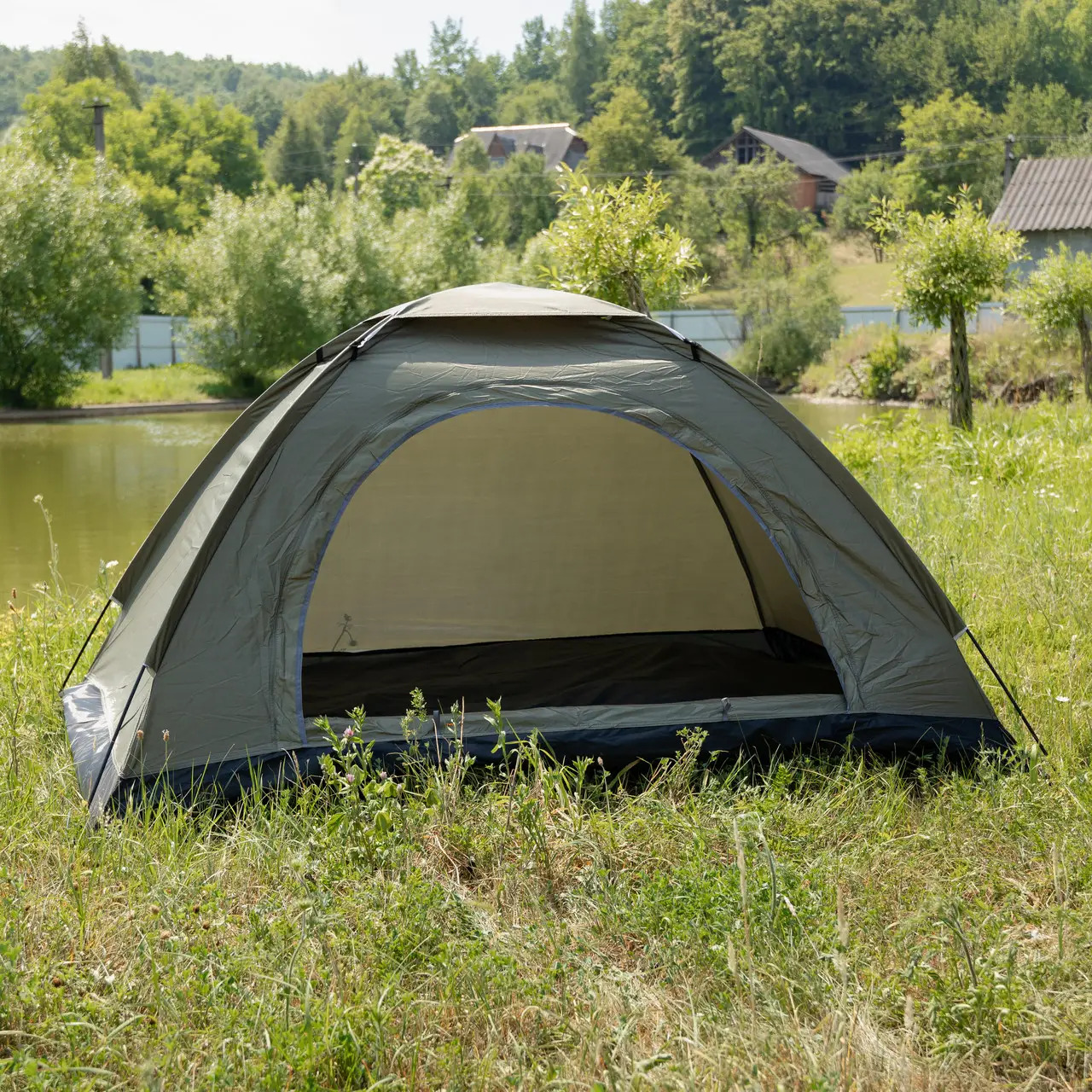 Палатка туристическая 2-местная 200х150х120 см Зеленый (db25a581) - фото 5 Палатка туристическая 2-местная 200х150х120 см Зеленый (db25a581) - фото 5