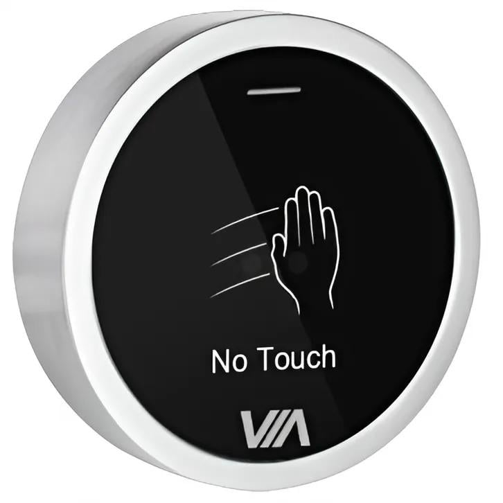 Кнопка виходу безконтактна VIA Security VB-2NM метал Сірий (99-00021545) - фото 2 Кнопка виходу безконтактна VIA Security VB-2NM метал Сірий (99-00021545) - фото 2