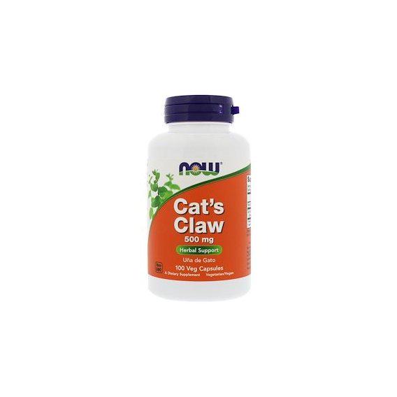 Котячий кіготь NOW Foods Cat's Claw 500 мг 100 Veg Caps