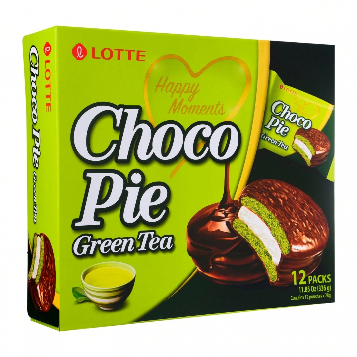 Кекс Choco pie Green Tea 336 г 12 шт. (fvsadfv)