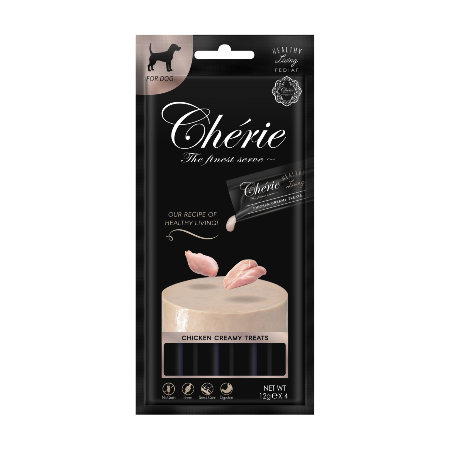 Лакомств для собак Cherie Healthy Living Кремовое пюре из курицы 4х12 г (2976198327) Лакомств для собак Cherie Healthy Living Кремовое пюре из курицы 4х12 г (2976198327)