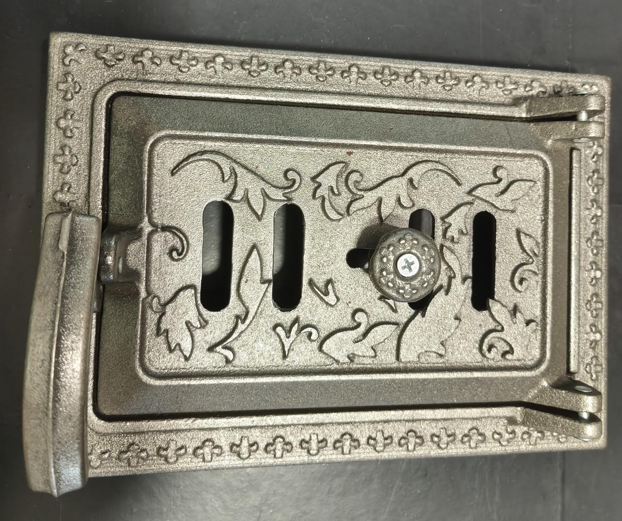 Дверца для печи поддувальная с шибером Дубок 180х260 мм - фото 2 Дверца для печи поддувальная с шибером Дубок 180х260 мм - фото 2