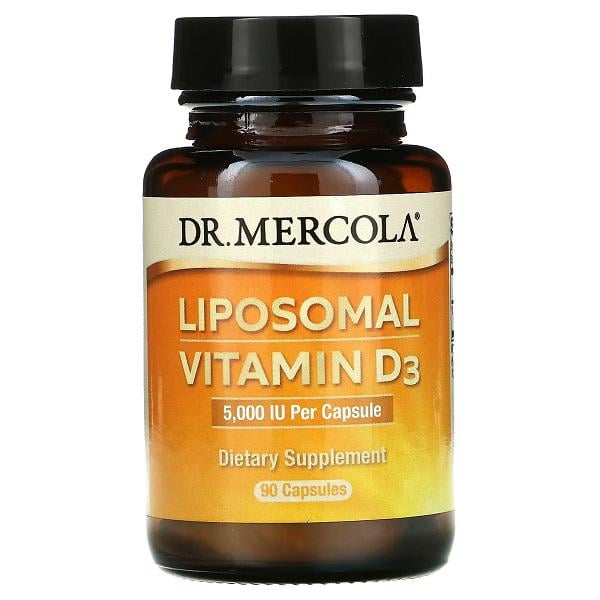 Витамин D Dr. Mercola Liposomal Vitamin D3 5000 IU 90 капс. (000021395)