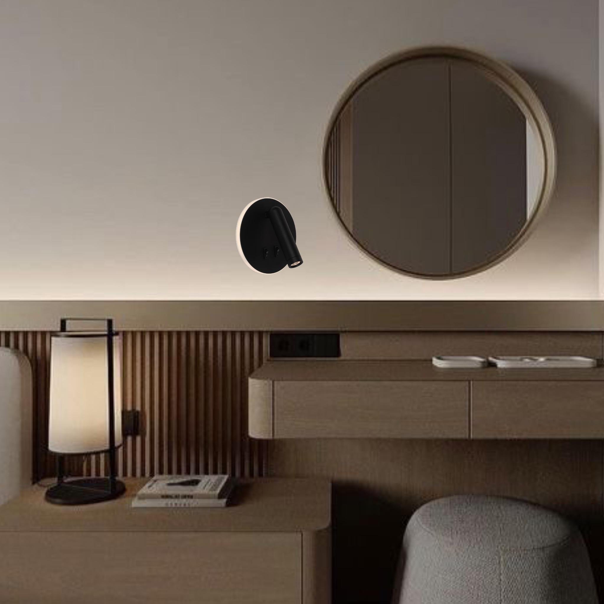 Бра світлодіодне приліжкове Чорниий (806-V306R BK) - фото 3