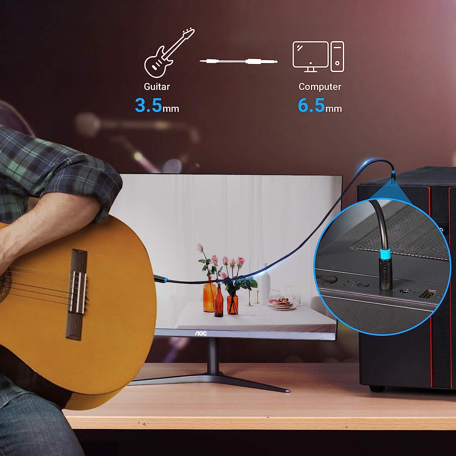 Кабель Vention 6.5 мм Jack-3.5 мм minijack HiFi стерео AUX на 6.35 мм TRS 3 м Чорний (BABBI) - фото 18 Кабель Vention 6.5 мм Jack-3.5 мм minijack HiFi стерео AUX на 6.35 мм TRS 3 м Чорний (BABBI) - фото 18