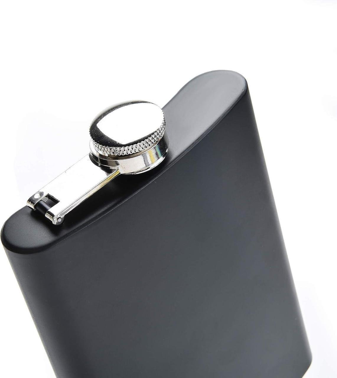 Фляга нержавіюча сталь 168 мл Чорний (Е051574) - фото 3