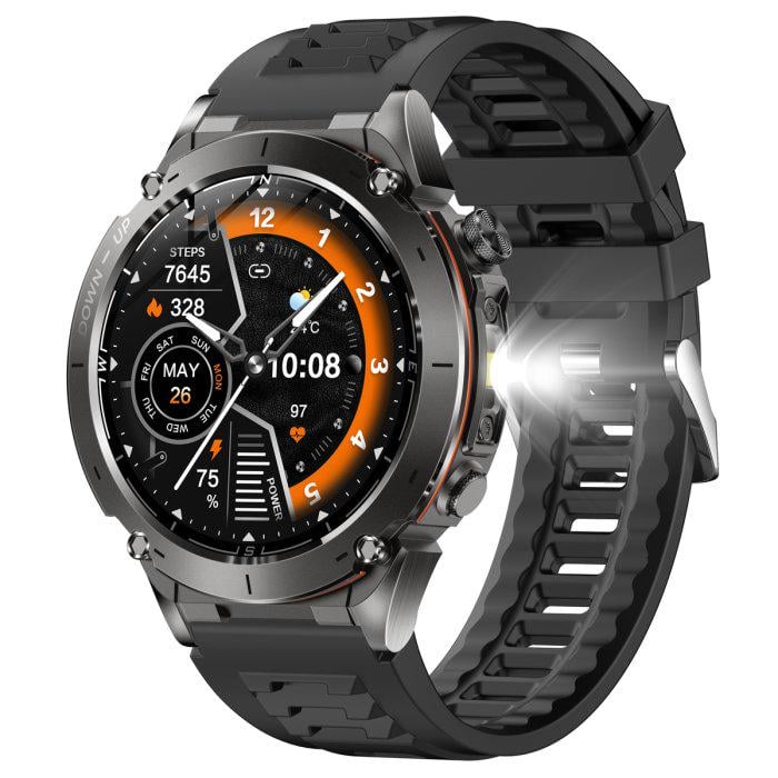 Смарт-часы UWatch Smart Agent X Black с GPS и компасом (1944)