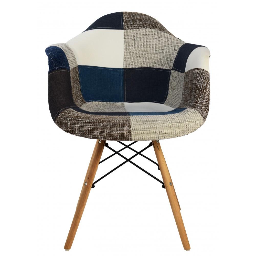 Стул для кухни обеденный Bonro В-437 PW BW PATCHWORK (42300056) - фото 2 Стул для кухни обеденный Bonro В-437 PW BW PATCHWORK (42300056) - фото 2