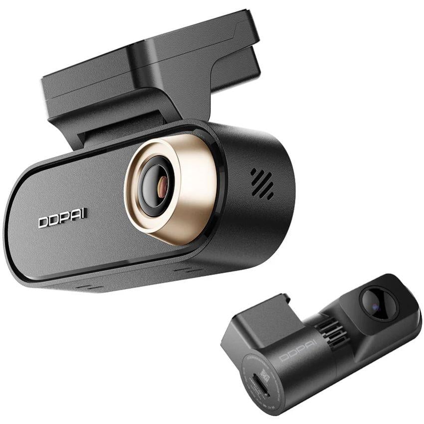 Автомобильный автомобильный DDPai N5 Pro 4K GPS Wi-Fi с задней камерой Черный (6934915208166)