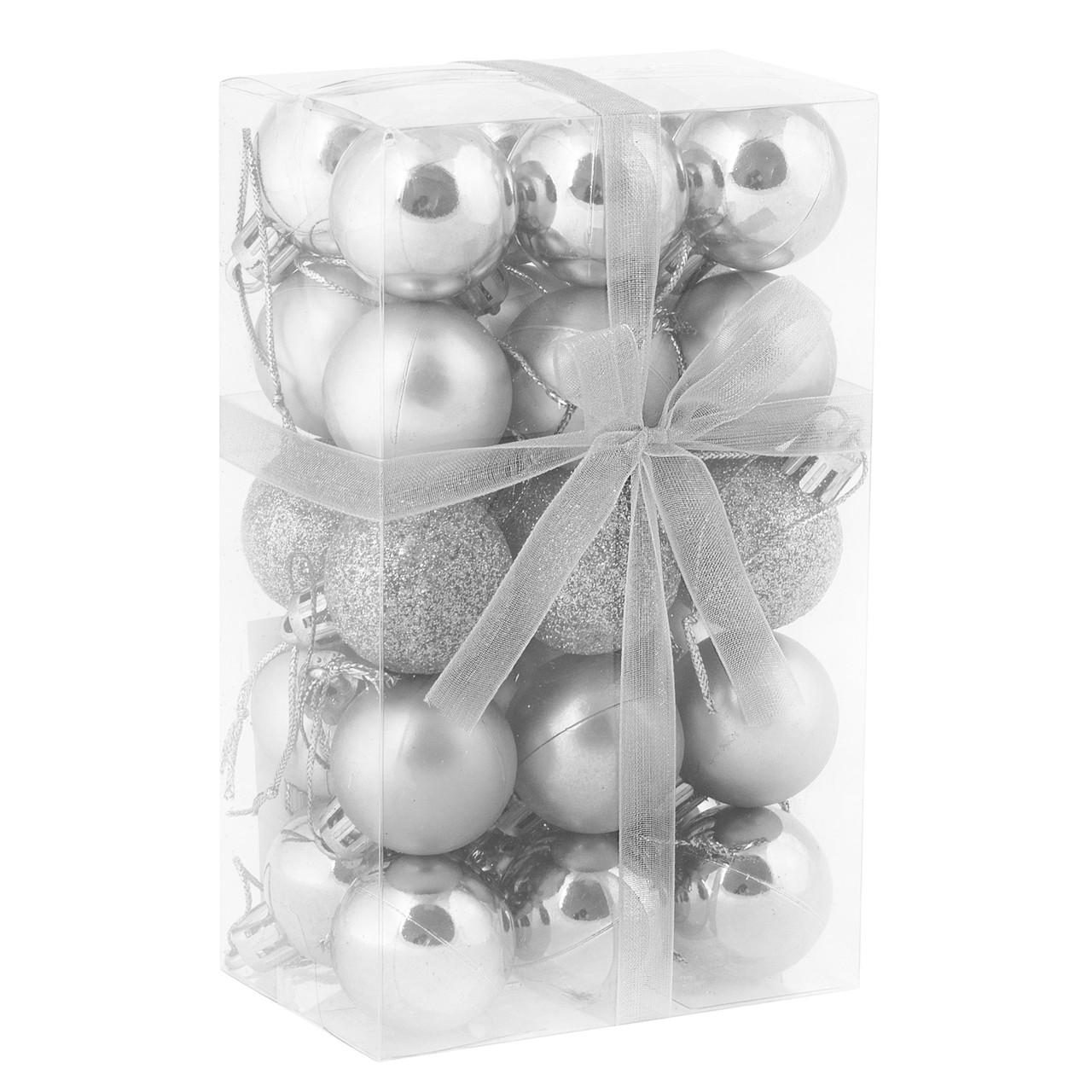 Набір ялинкових куль Springos D 3 см 30 шт. (CA0010)