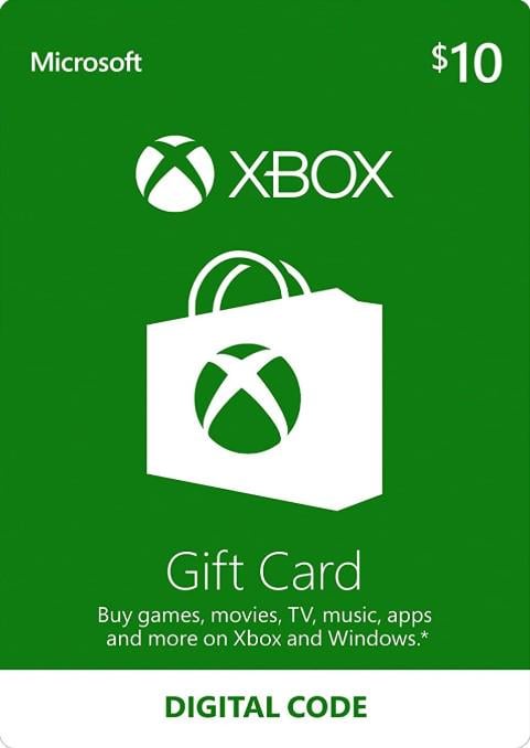 Электронный код Xbox Live/Gift Card на 10 usd US-регион