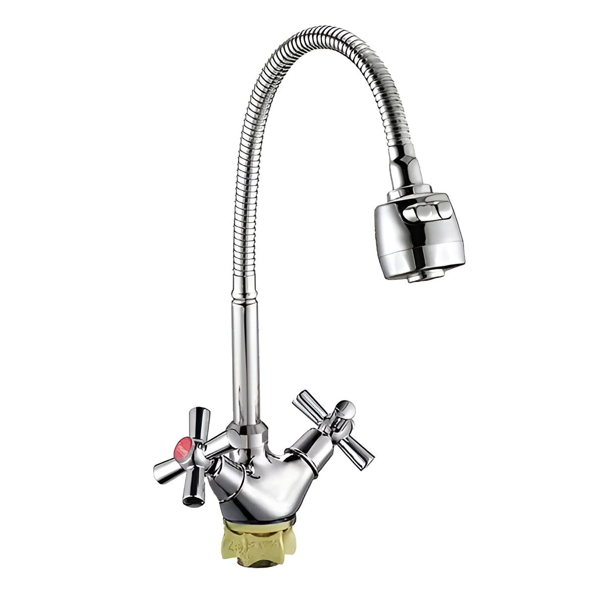 Смеситель кухонный Wezer TLH4-R722 с гибким изливом Хром (24583199)