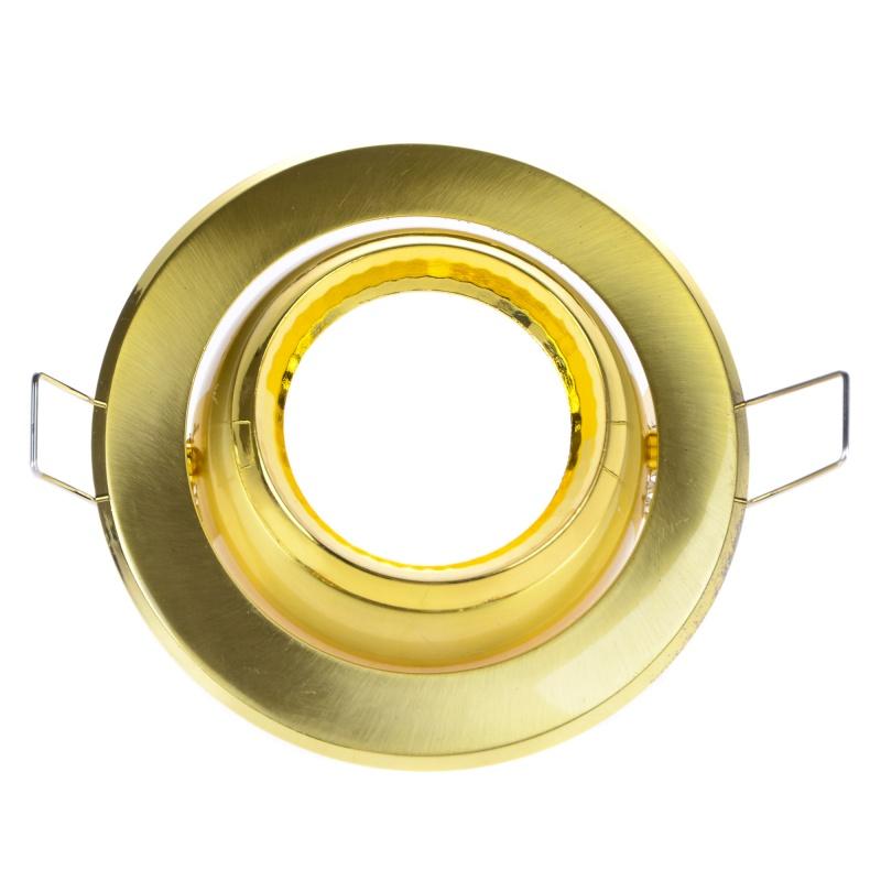 Светильник точечный 20 W GU5.3 HDL-DE 02 3 шт. Brass Matte/Gold (163378-3)