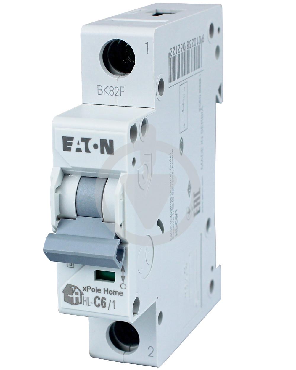 Автомат однофазный Eaton PL4-C6/1 C 6A (13476881) Автомат однофазный Eaton PL4-C6/1 C 6A (13476881)