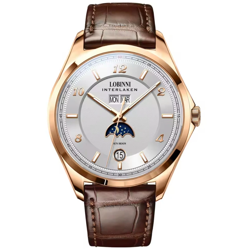 Годинник чоловічий механічний Lobinni Premium (25418)