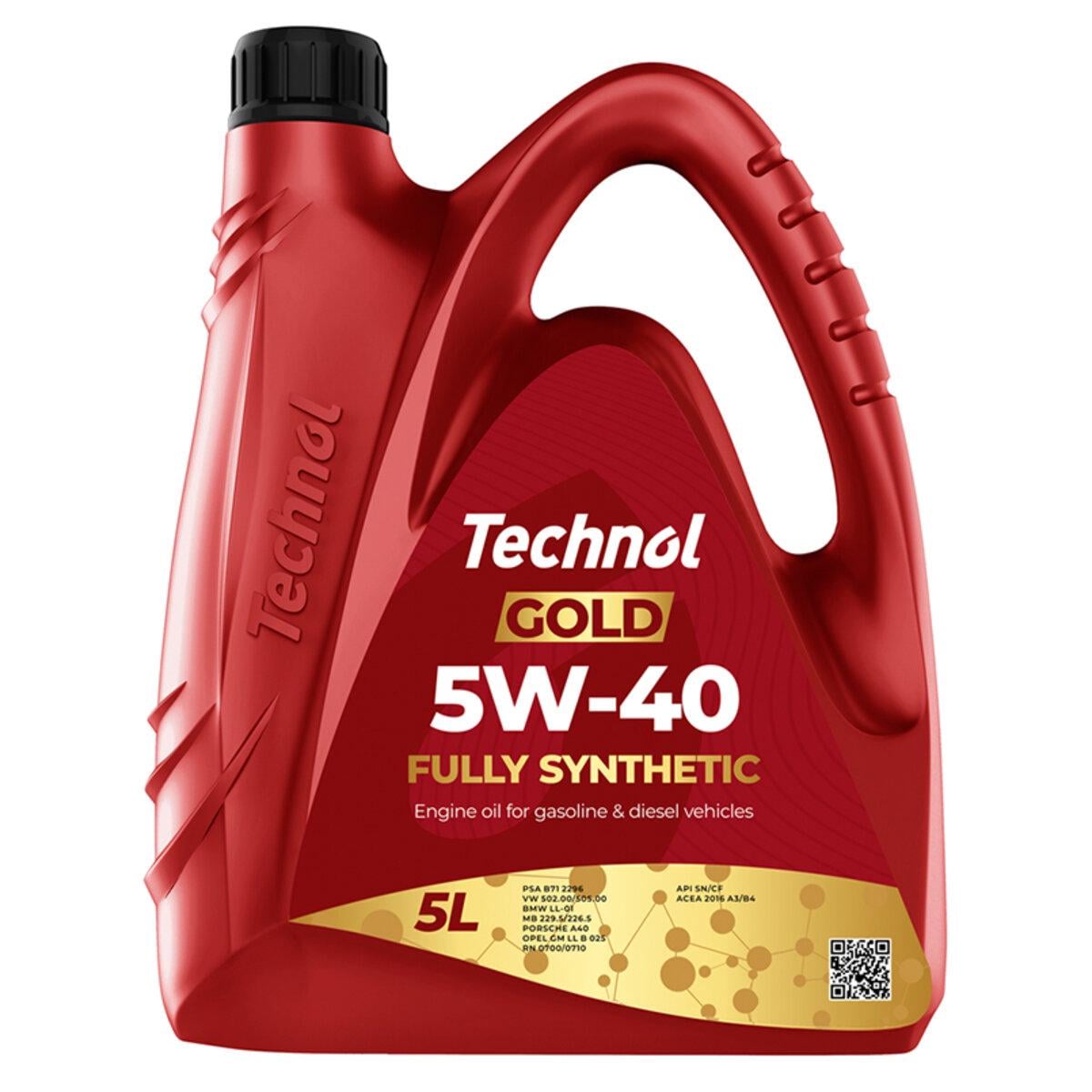 Масло моторное Technol Gold 5W-40 5 л