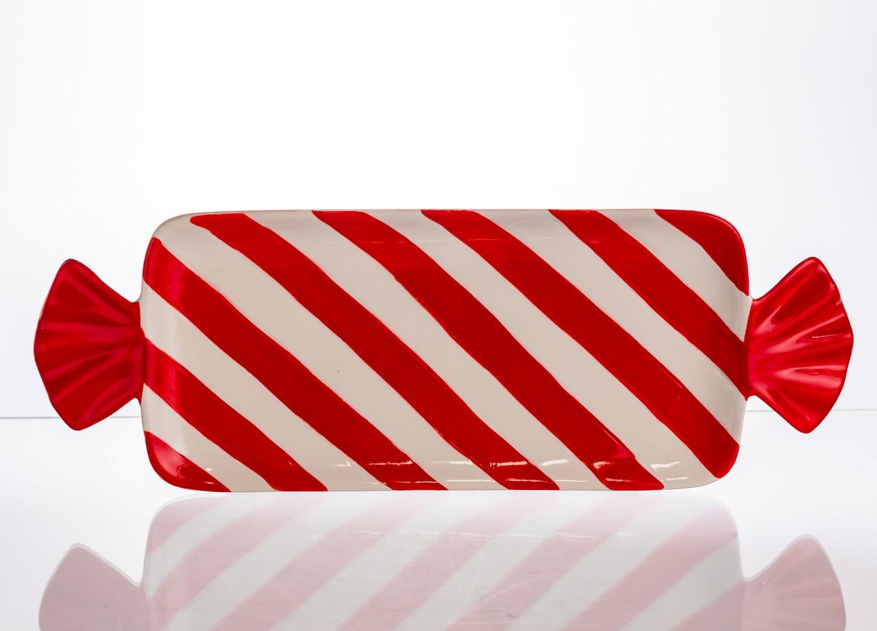 Сервировочное блюдо в форме конфеты 26х12,5 см (CR-1-30)