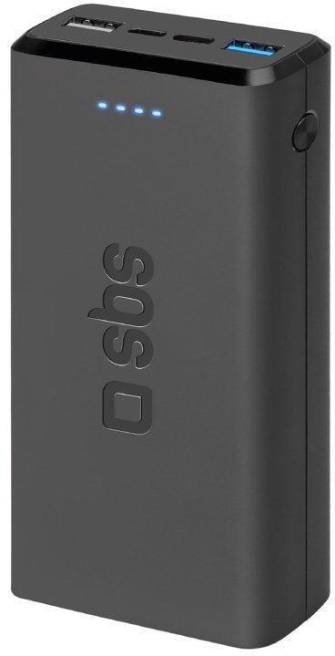 Повербанк SBS 20000 mAh 2.1A Black (TTBB2000 см 0FASTK) - фото 1