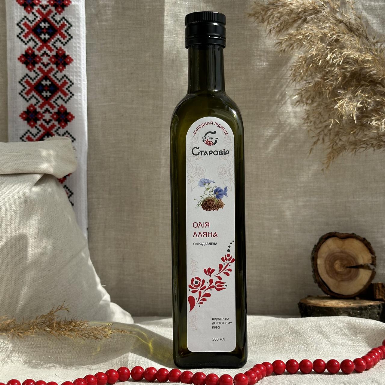 Олія лляна Старовір 500 мл (26558051)