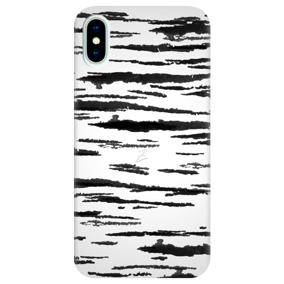 Силиконовый чехол Zorrov для Apple iPhone X - Alaska (10290050153033500)