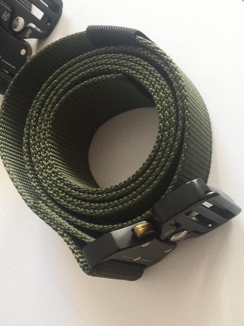 Ремінь чоловічий Tactical Belt 140х4 см Олива - фото 2