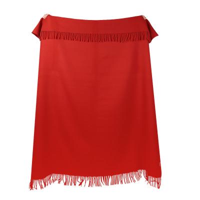 Плед руно 140х200 см красный - фото 3