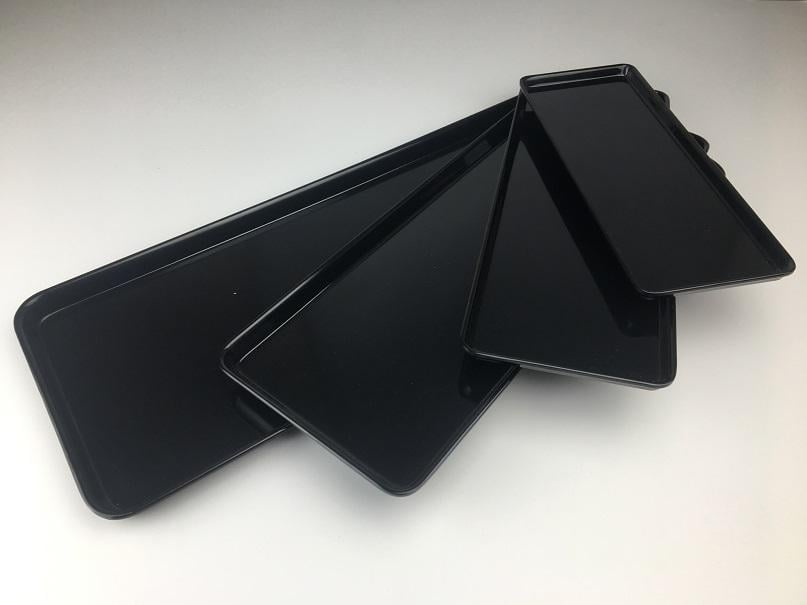 Таця для подачі One Chef прямокутна меламін 25,2х9,9х1,1 см Чорний - фото 7 Таця для подачі One Chef прямокутна меламін 25,2х9,9х1,1 см Чорний - фото 7