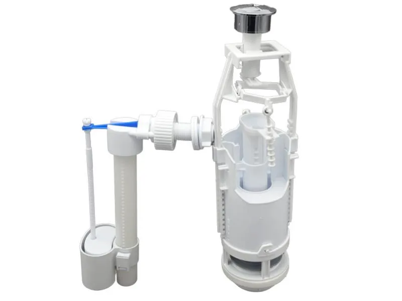 Комплект арматур Zerix АК-02-B спускная 2-режимная наполнительная с боковой подводкой (ZX5165)