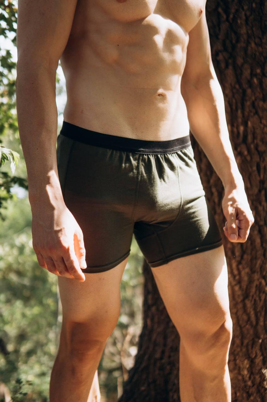 Трусы боксери мужские 20134 р. 50 Олива