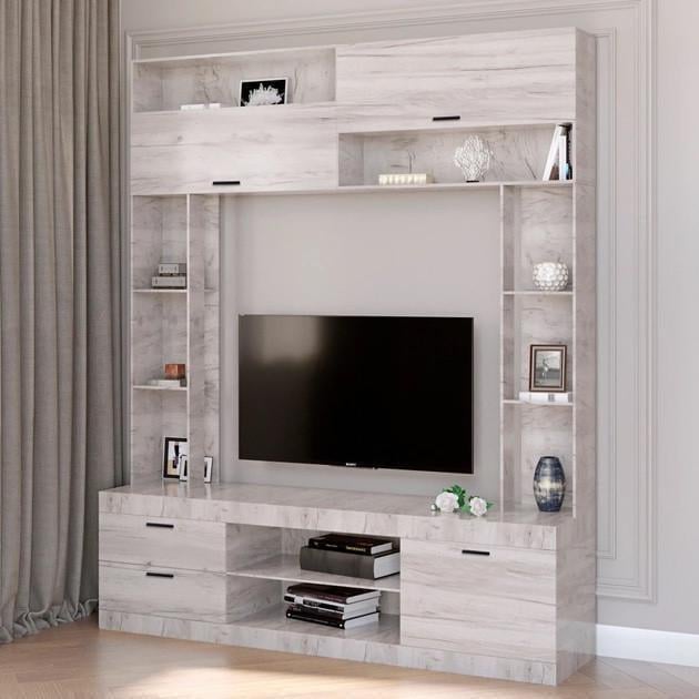 Стенка для гостиной Эверест Соната Крафт белый (е-20377)