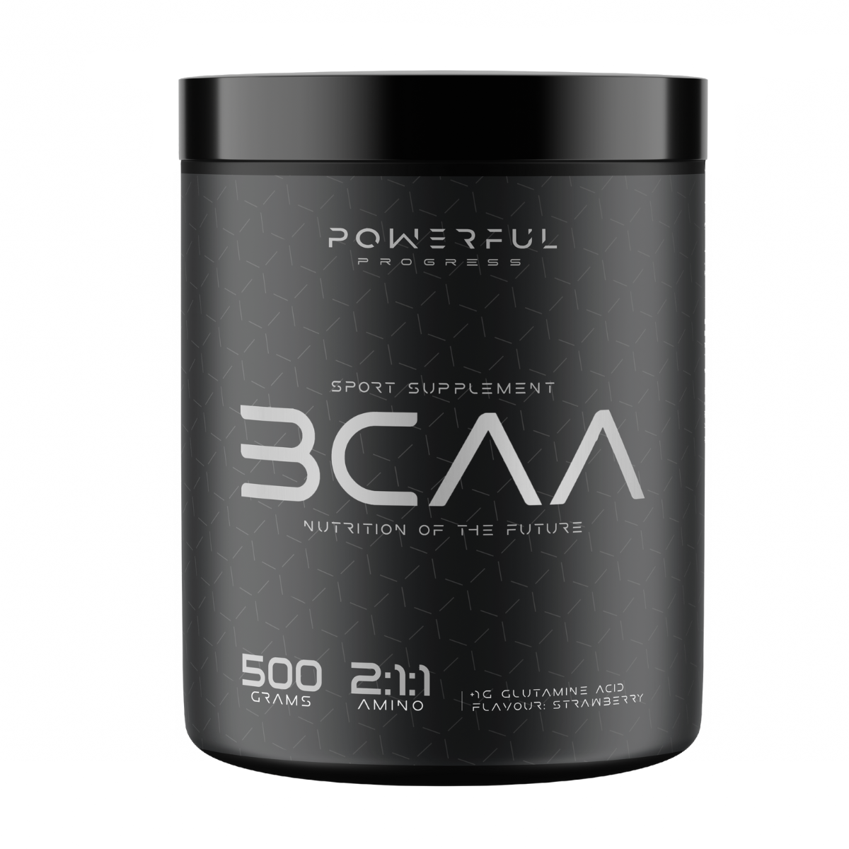 Аминокислоты BCAA Бсаа Powerful Progress BCAA 2:1:1 Instant 500 г со вкусом со вкусом клубники