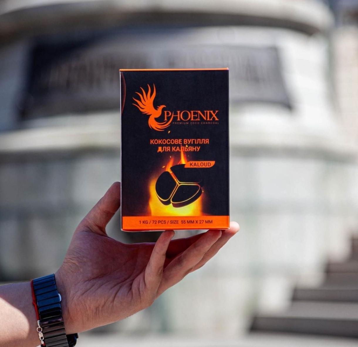 Вугілля для кальяну кокосове Phoenix Kaloud 1 кг (2343067284) - фото 4 Вугілля для кальяну кокосове Phoenix Kaloud 1 кг (2343067284) - фото 4