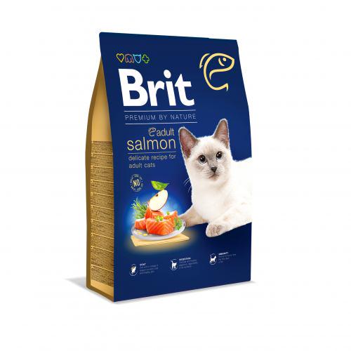 Корм сухой для котов Brit Premium by Nature Cat Salmon с лососем 8 кг (171868)