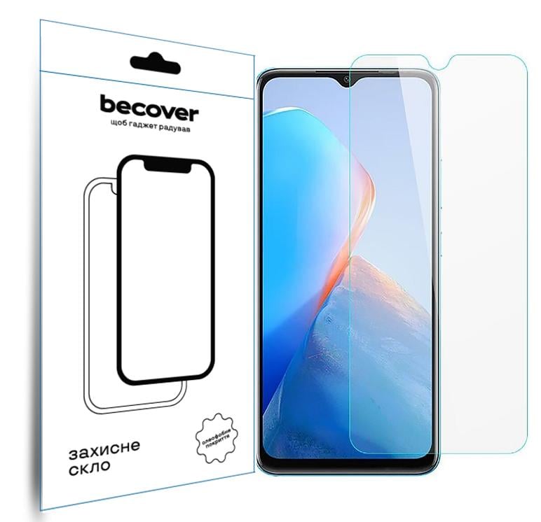 Защитное стекло BeCover для Infinix Smart 7 X6515/7 HD X6516 3D Crystal Clear Glass (709729)