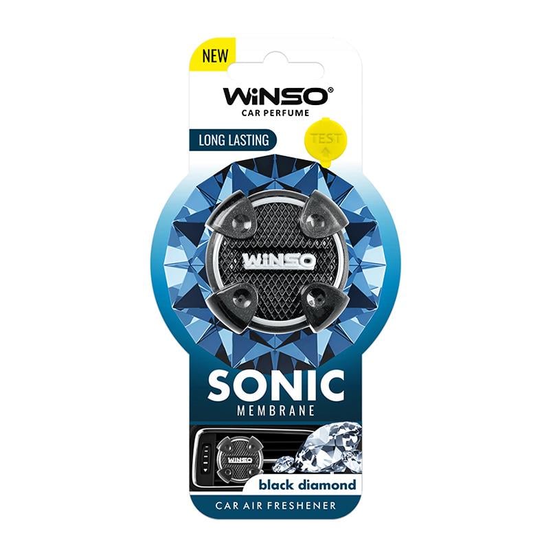 Ароматизатор WINSO Sonic мембранный на дефлектор Black Diamond (531040)