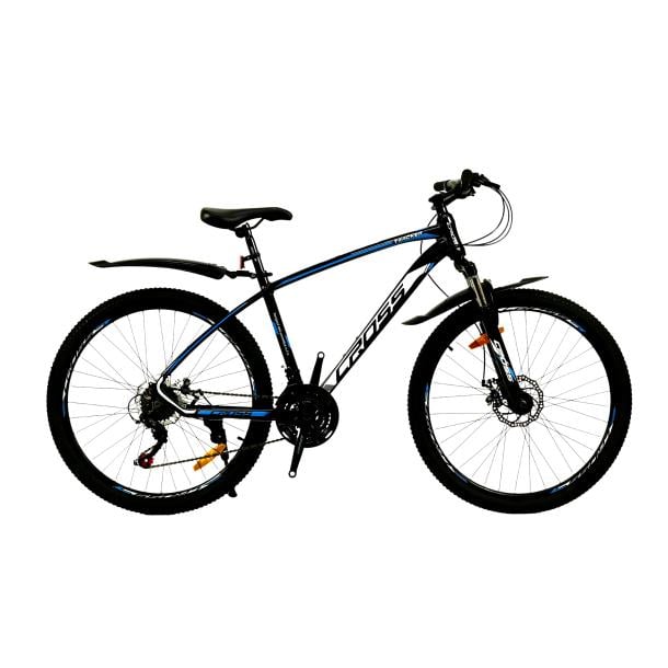 Велосипед CrossBike Tracker 29" 18" Чорно-синій (614)