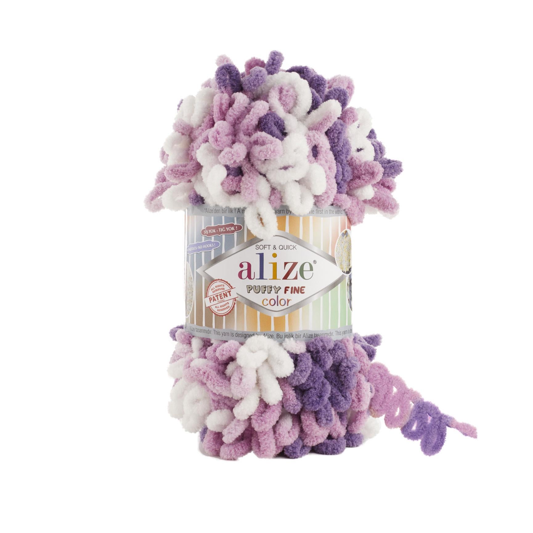 Пряжа Alize Puffy Fine Color 6067 Пряжа Alize Puffy Fine Color 6067