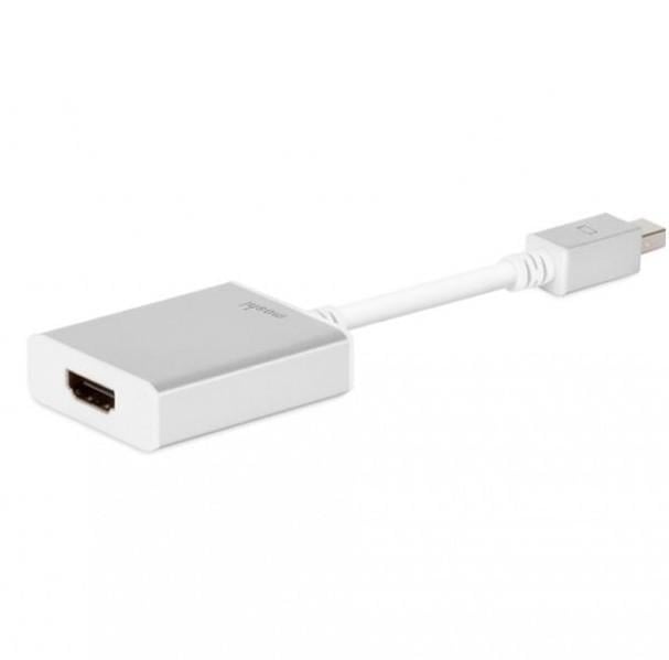 Кабель-адаптер Moshi Mini Display Port to HDMI Adapter Pro, Silver (99MO023241)