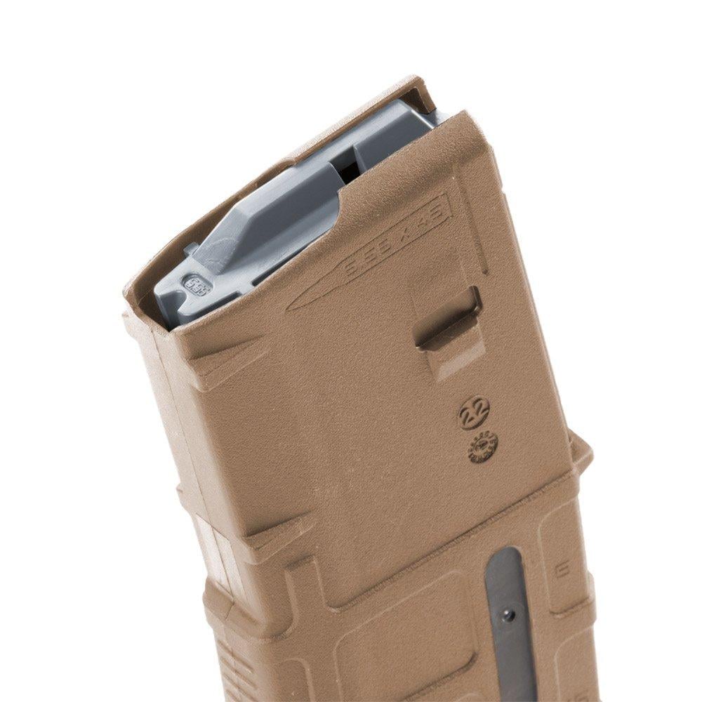 Магазин Magpul PMAG 30 AR/M4 GEN M3 Window FDE 5,56x45 (26866343) - фото 4